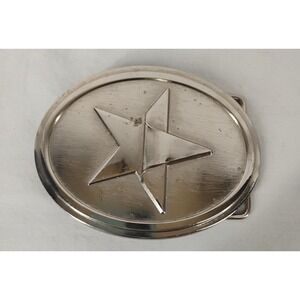 Texas Star ? Folding Star Belt Buckle Western 4 x 3 inches